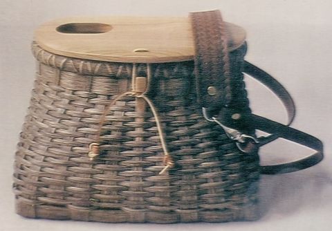 Wicker Fishing Creel Basket