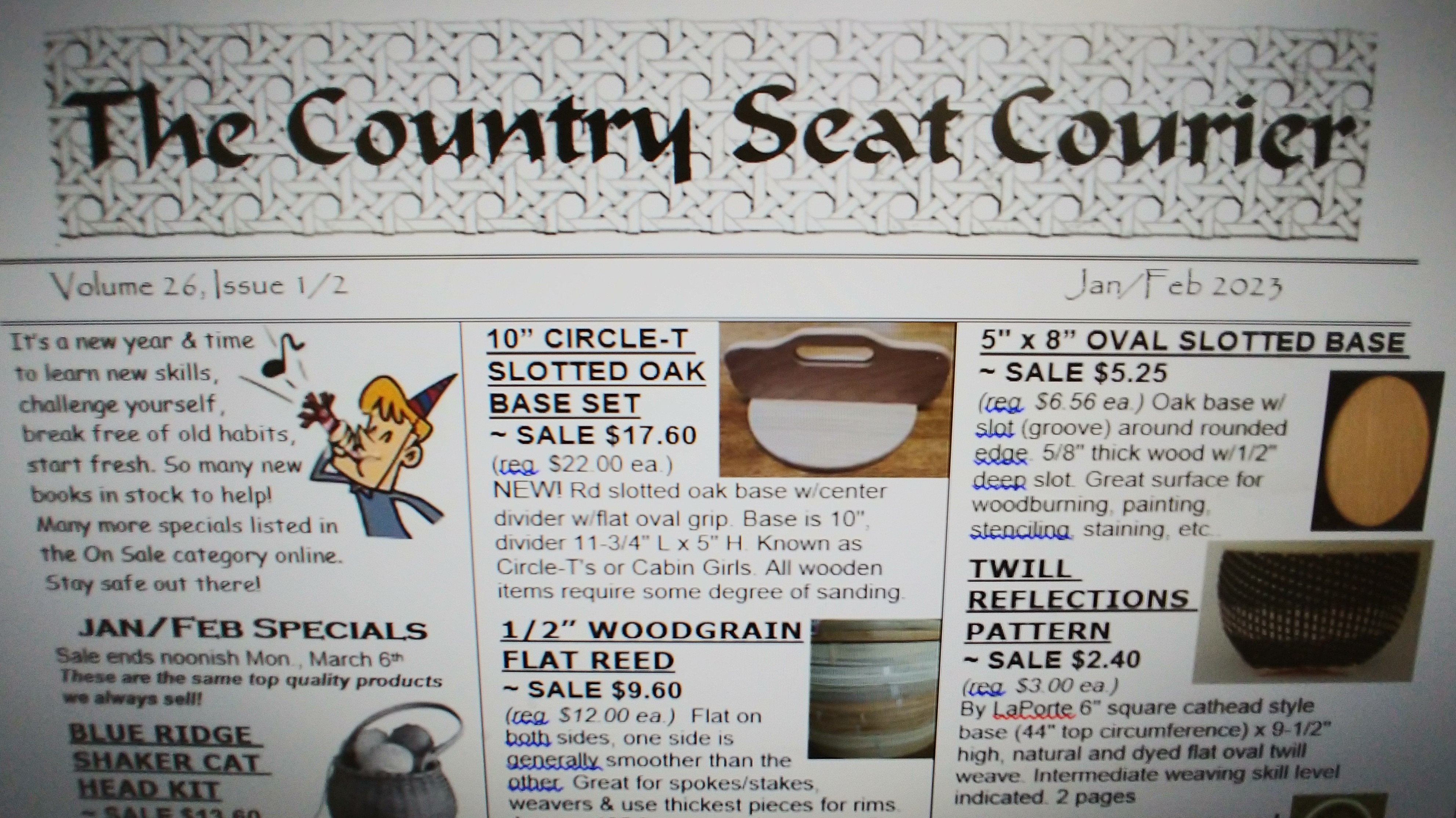 The Country Seat: Country Seat Courier Newsletter 2023 Jan-Feb