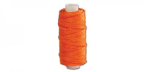 The Country Seat: Orange Waxed Braided Cord