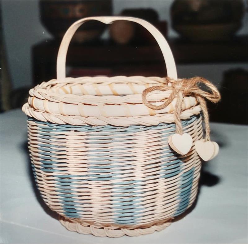 Basket Round Reed Coil Basket Weaving Cane.